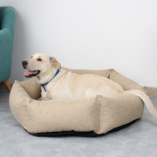 bed for dogs to keep warm in winter and preventing biting