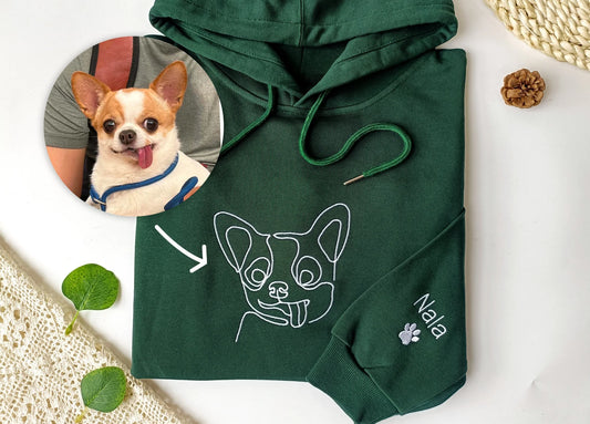 Custom Embroidered Dog Hoodie